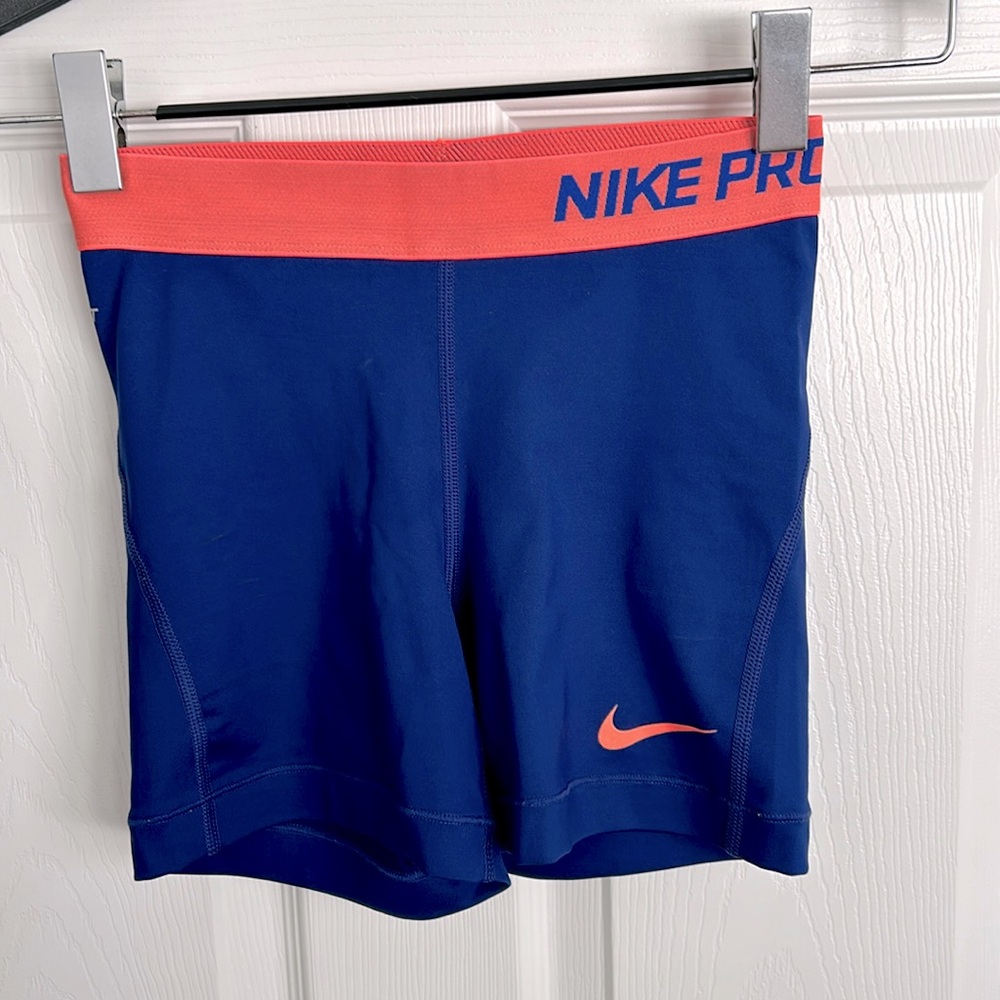 Vintage Nike Pro Dri-Fit Running Spandex Athletic Shorts